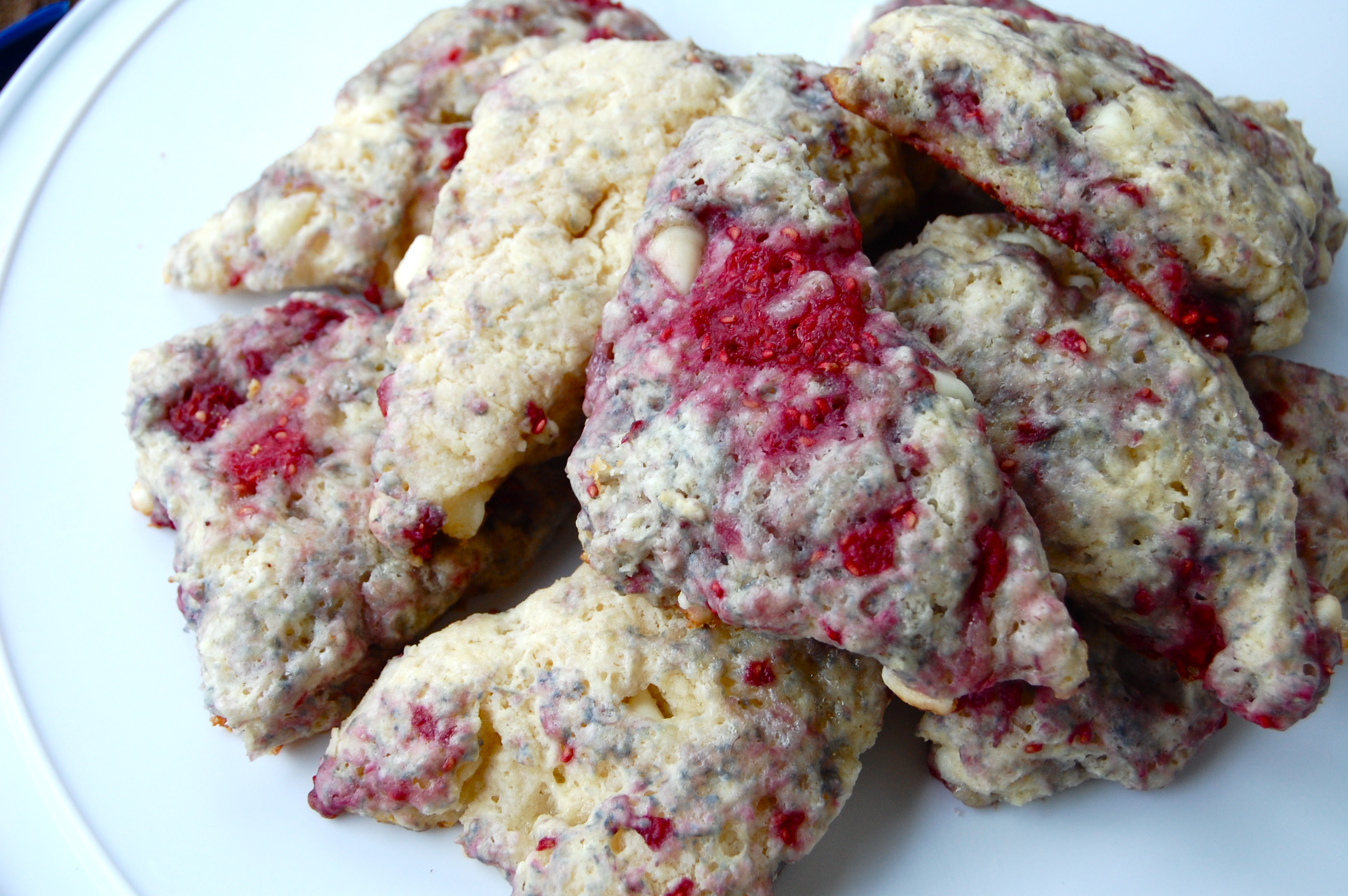 White Chocolate Raspberry Scones