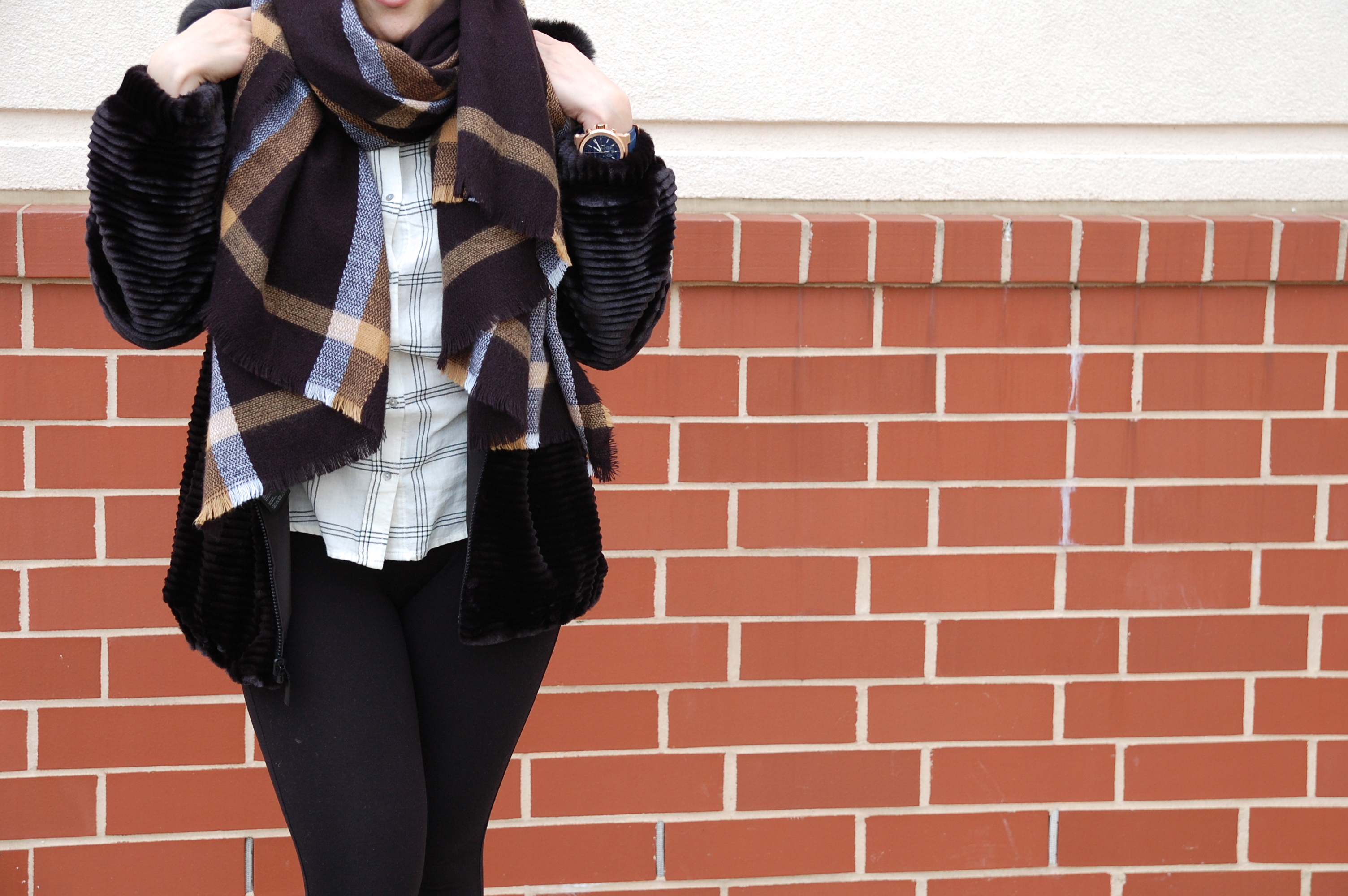 A2F Plaid H&M Scarf