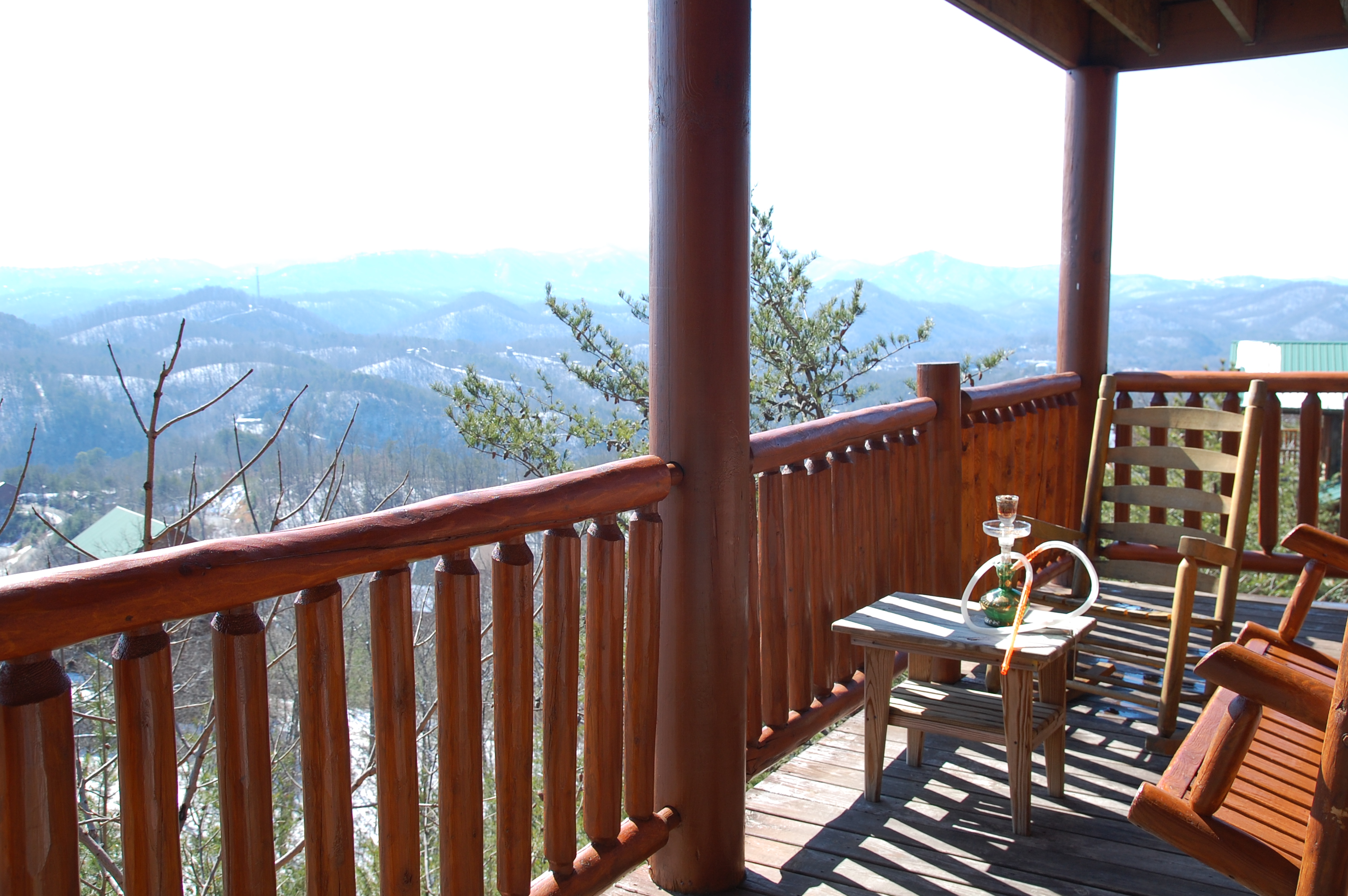 A2F Smoky mountains rocking chairs on porch