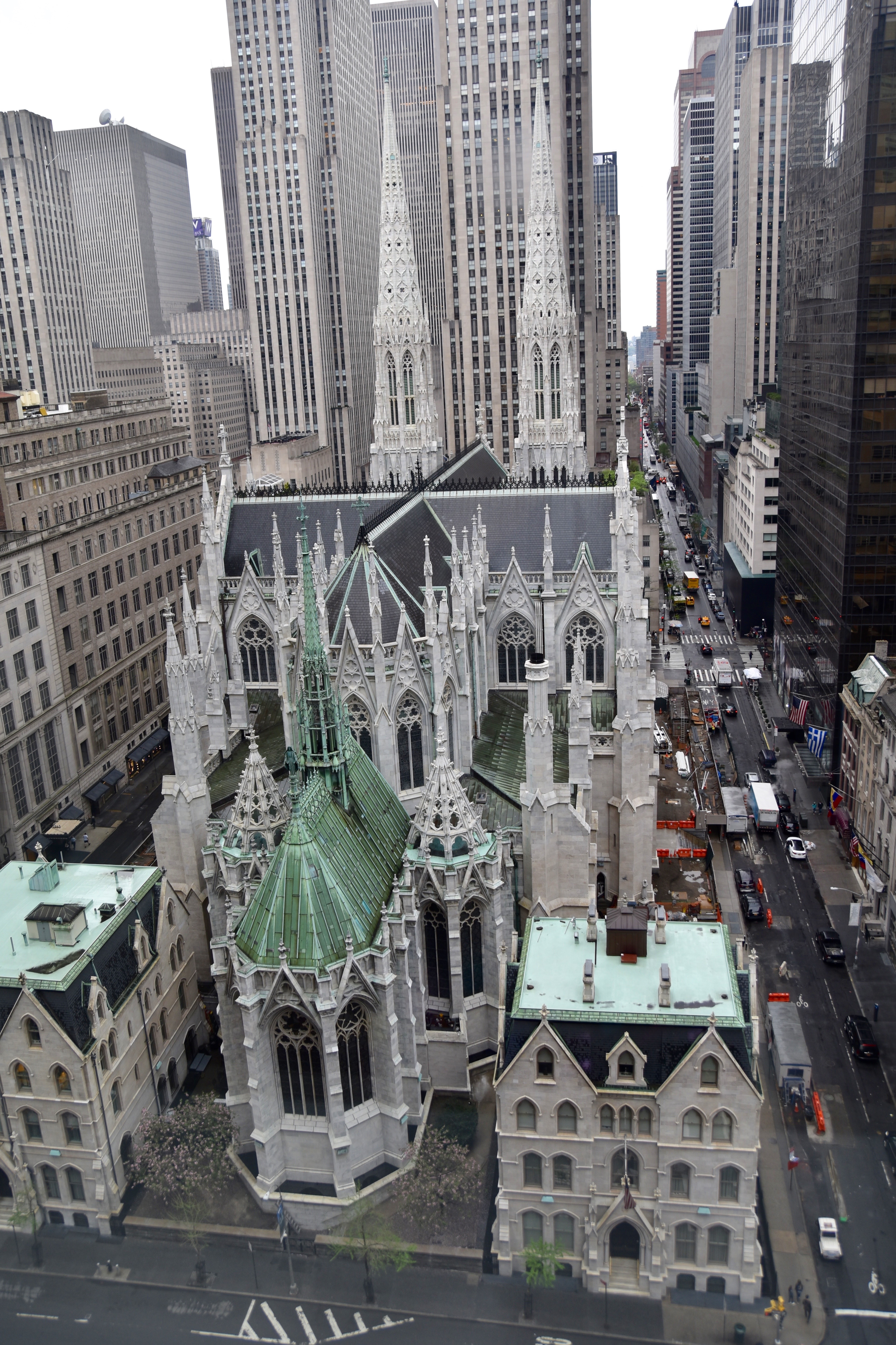 A2F St. Patrick's Cathedral view from above