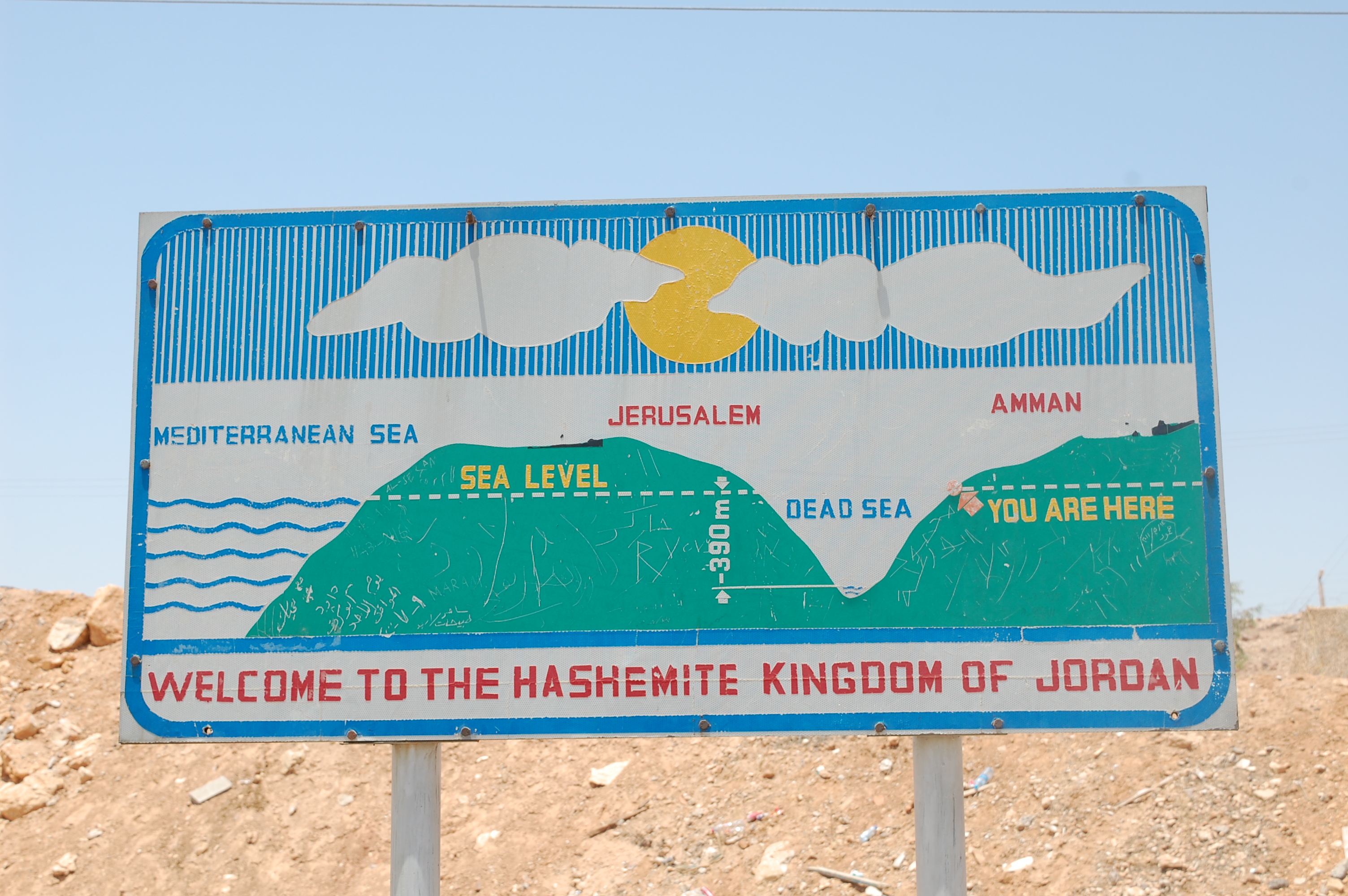 A2F Hashemite Kingdom of Jordan Map