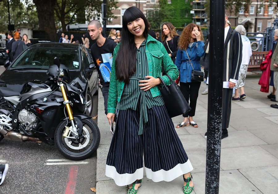 A2F London Street Style Susie Lau in Toga Shoes