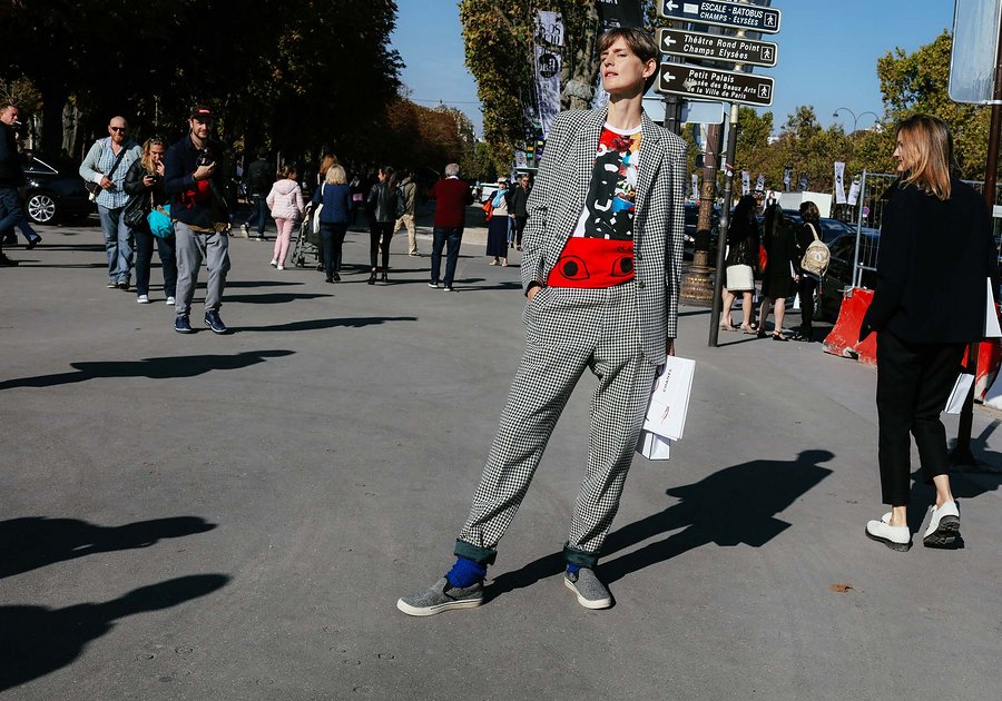 A2F Paris Street Style Stella Tennant