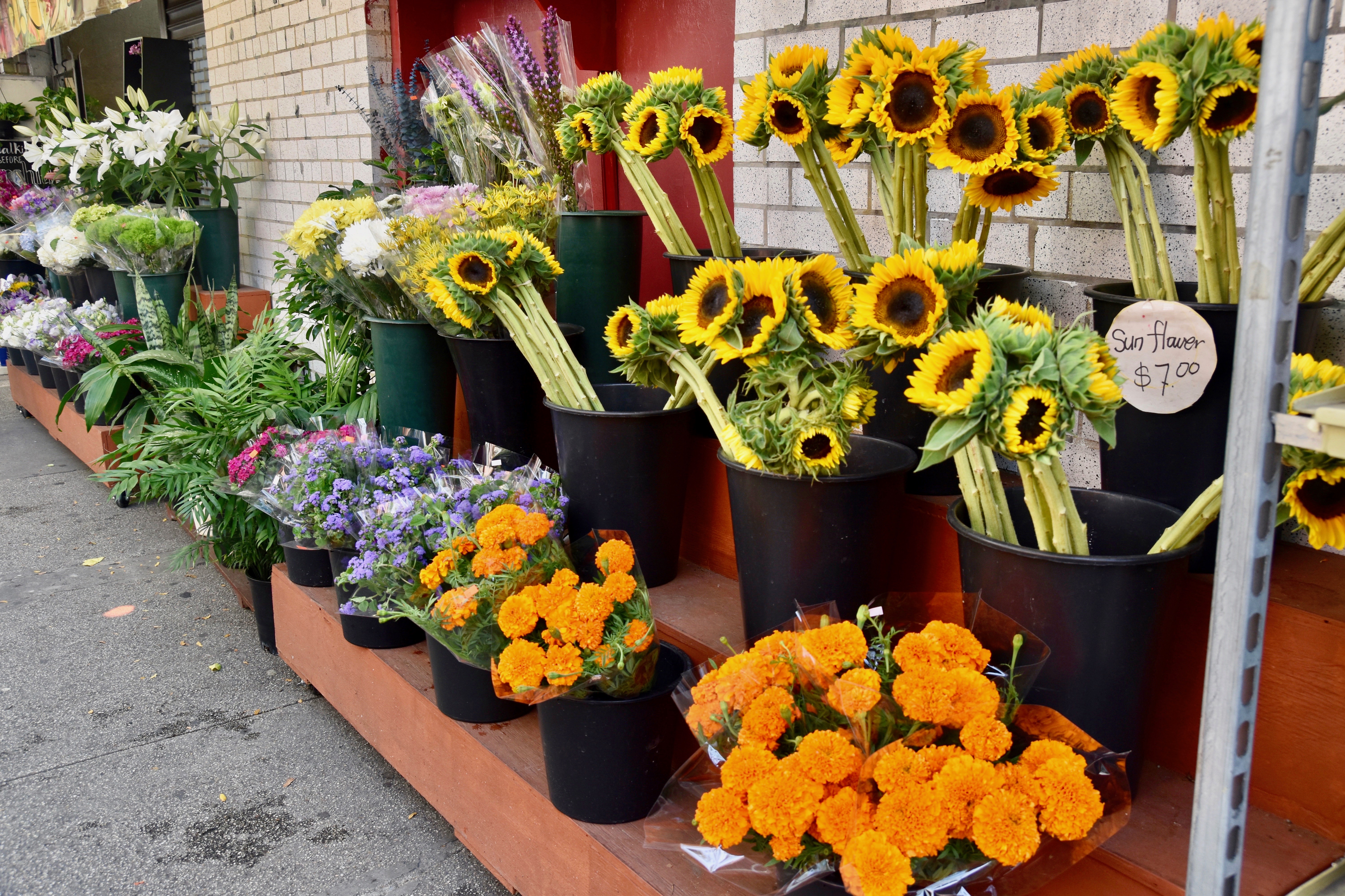 Flower shop in NYC