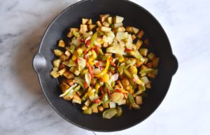 A2F Breakfast skillet potatoes and cheese