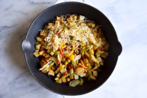 A2F Breakfast skillet potatoes and cheese