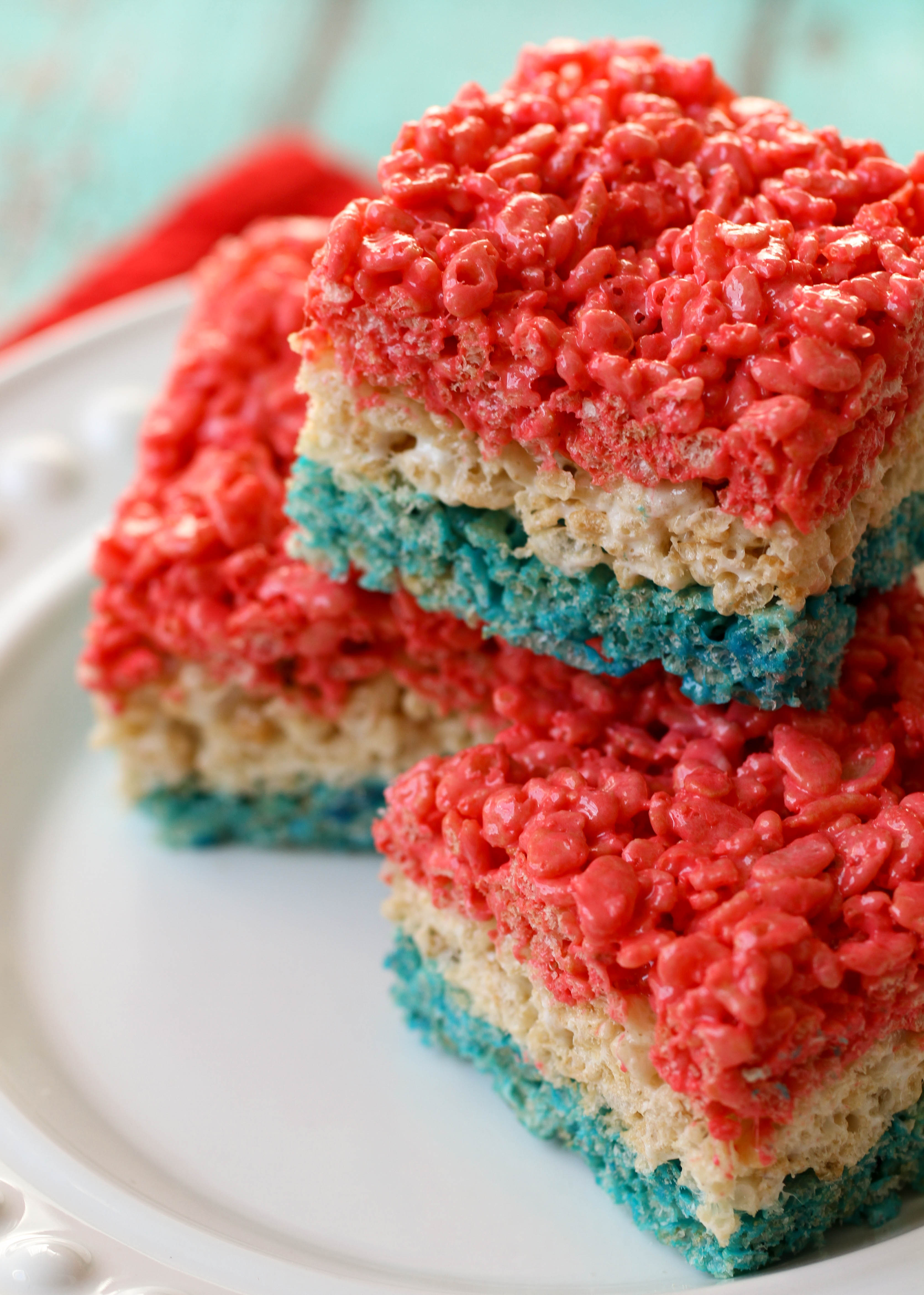 A2F Fourth of July Inspiration Rice Krispy Treats