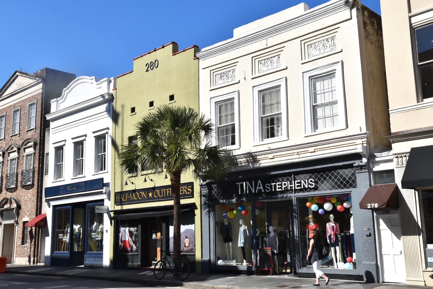 King Street shopping Charleston, SC