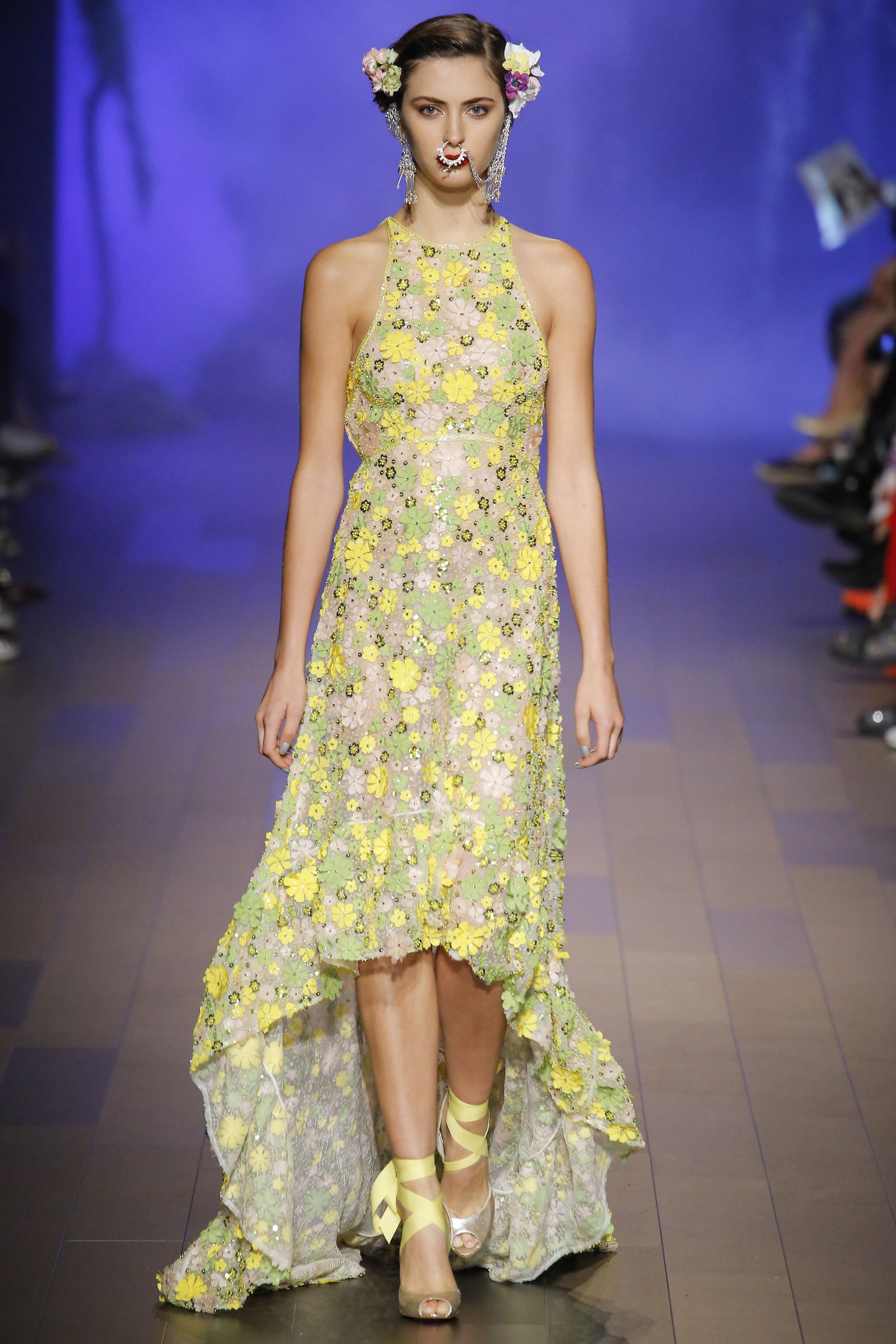 A2F NYFW S/S 2018 Floral Blooms Naeem Khan