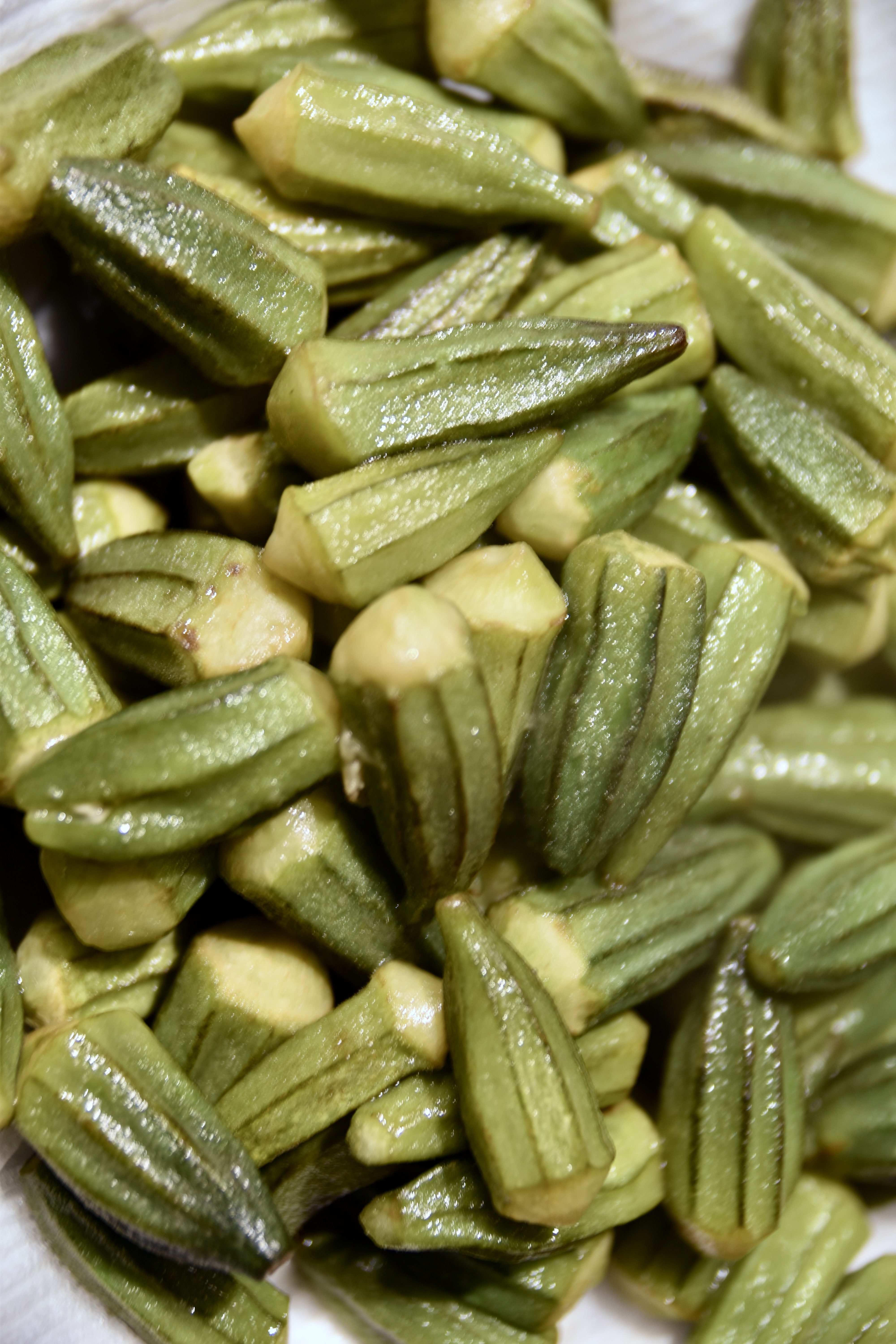 Frozen okra- fried (can use fresh if wanted