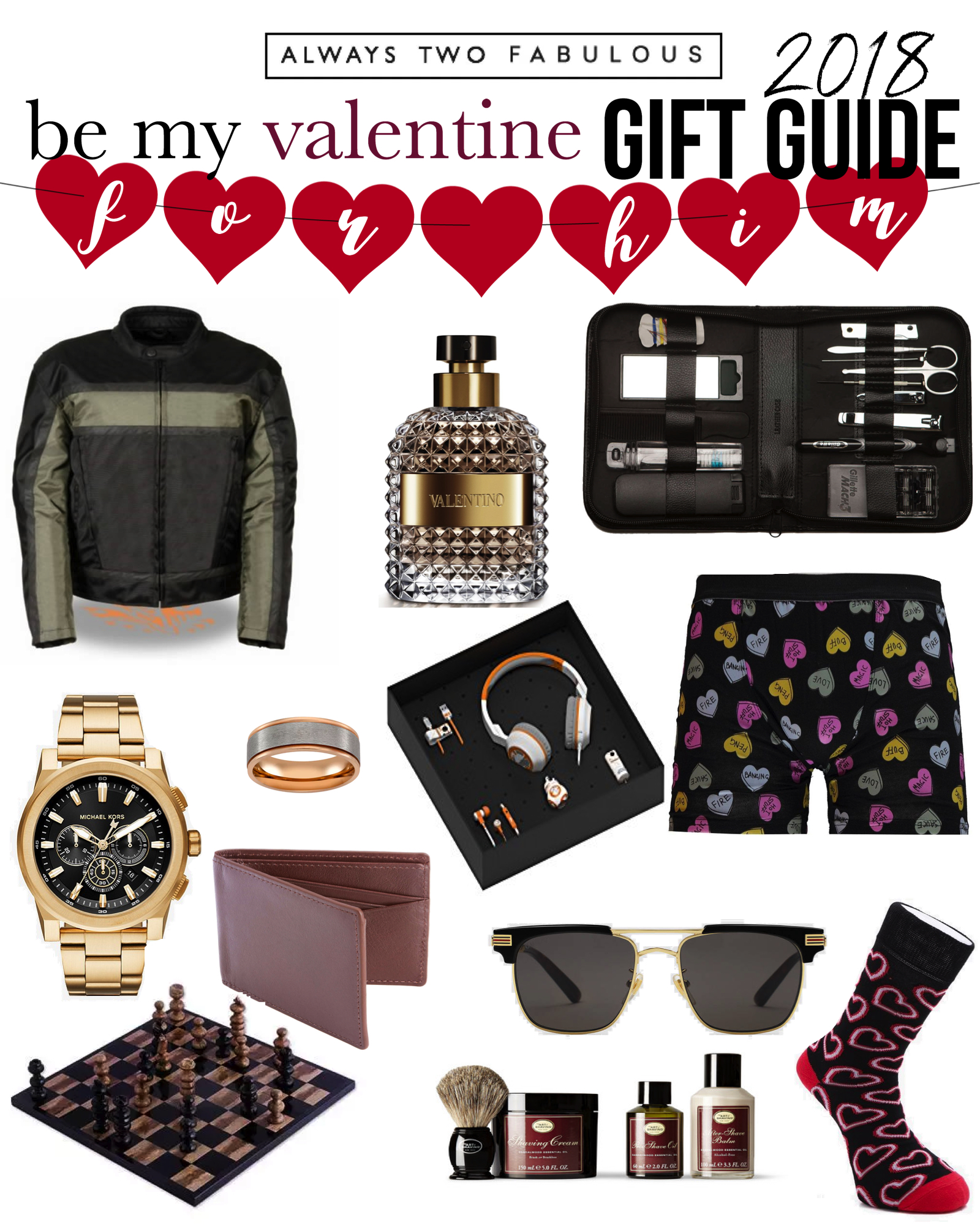 A2F Valentine's Day Gift Guide - For Him