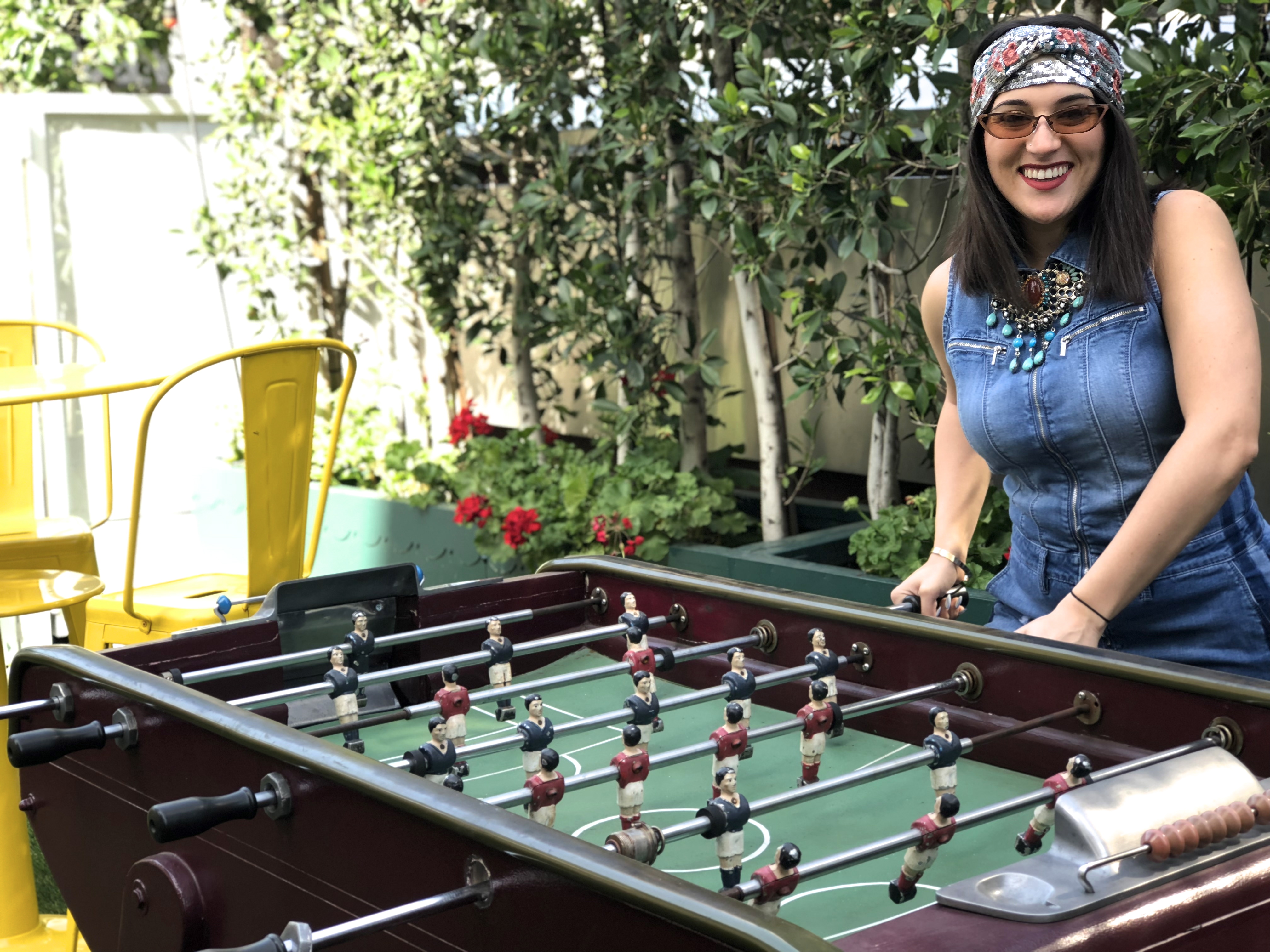 Foozeball at the Standard Hotel in Downtown Los Angeles