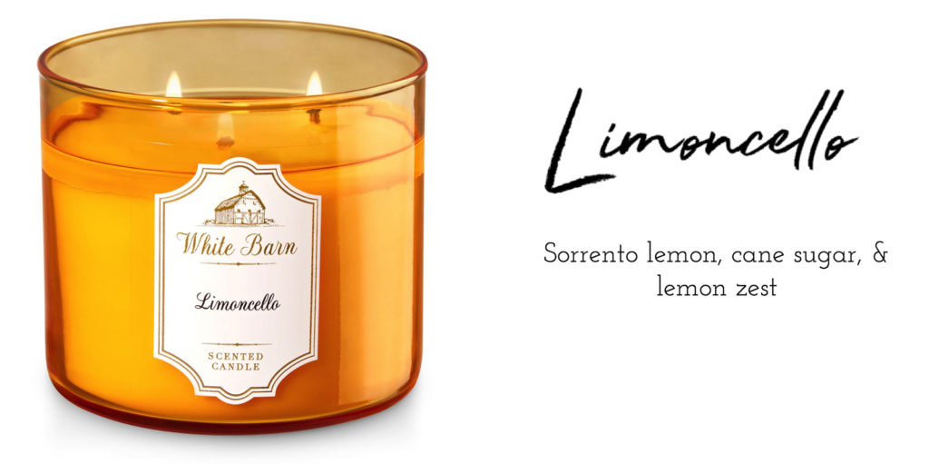 Limoncello candle bath and body works