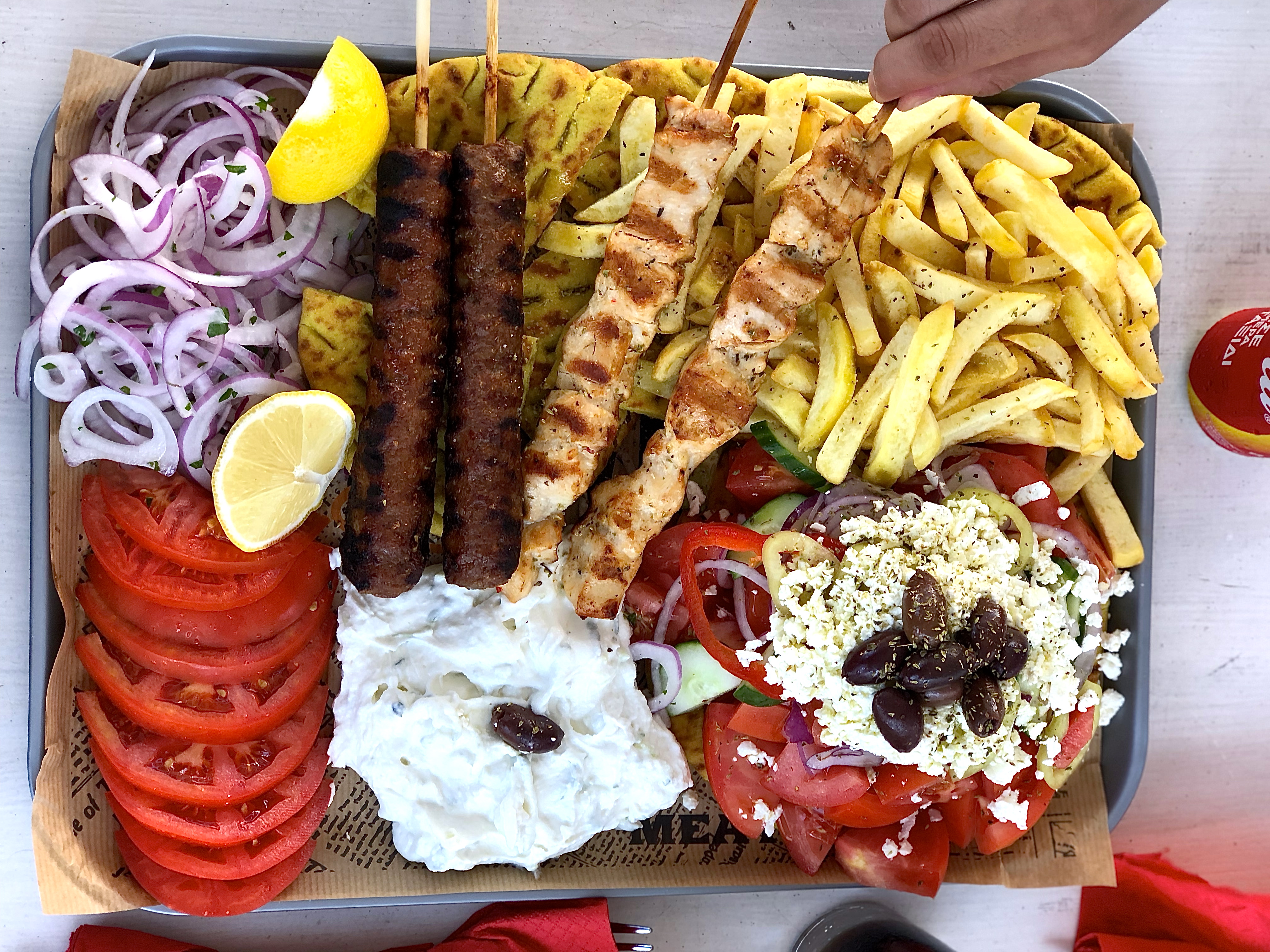 Souvlaki Story plate 