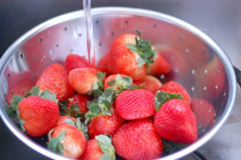 strawberries + cream roll