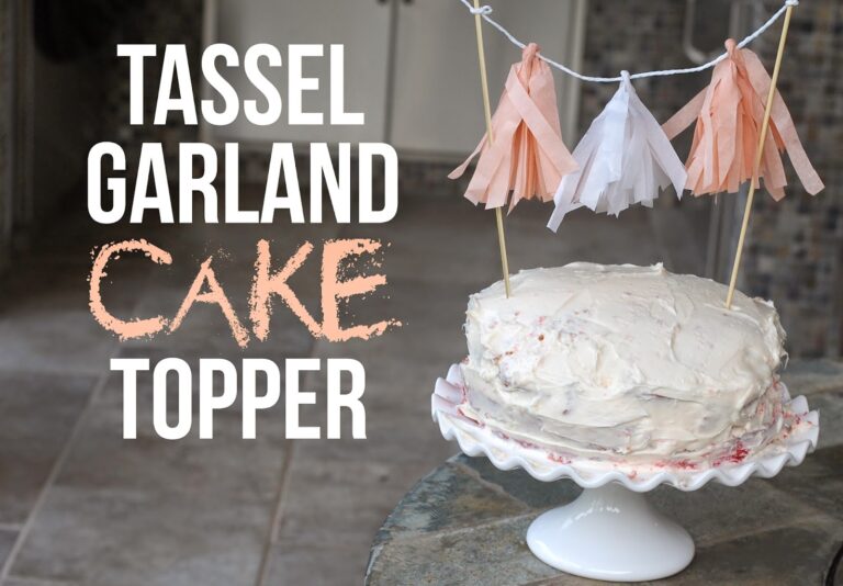 Tassel Garland Cake Topper