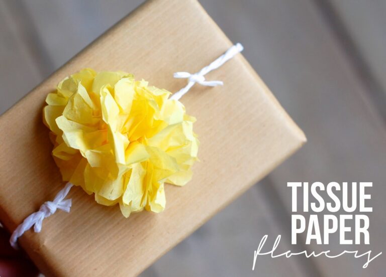 How To: Tissue Paper Flowers