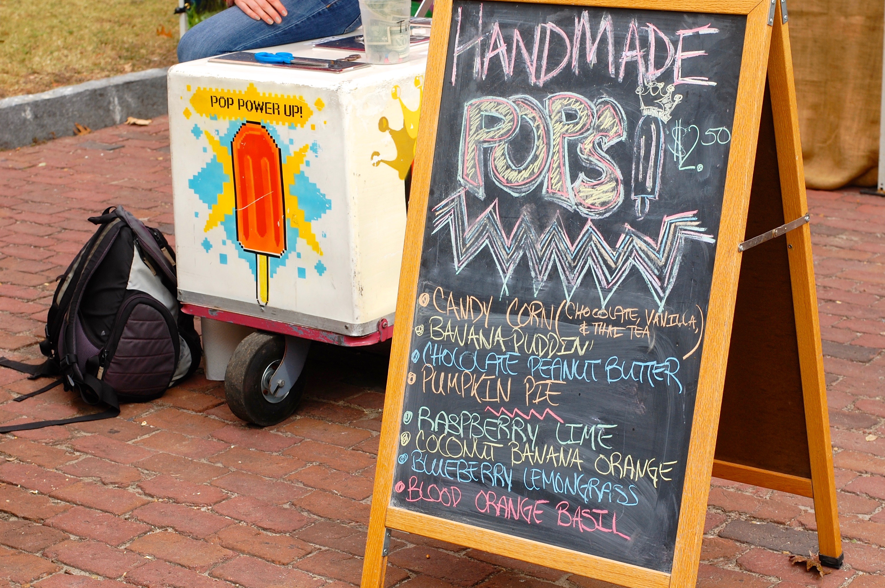 A2F Charleston Farmers Market handmade popsicles from King of Pops
