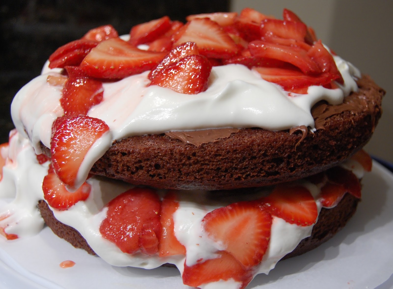 A2F Strawberry Nutella Cake