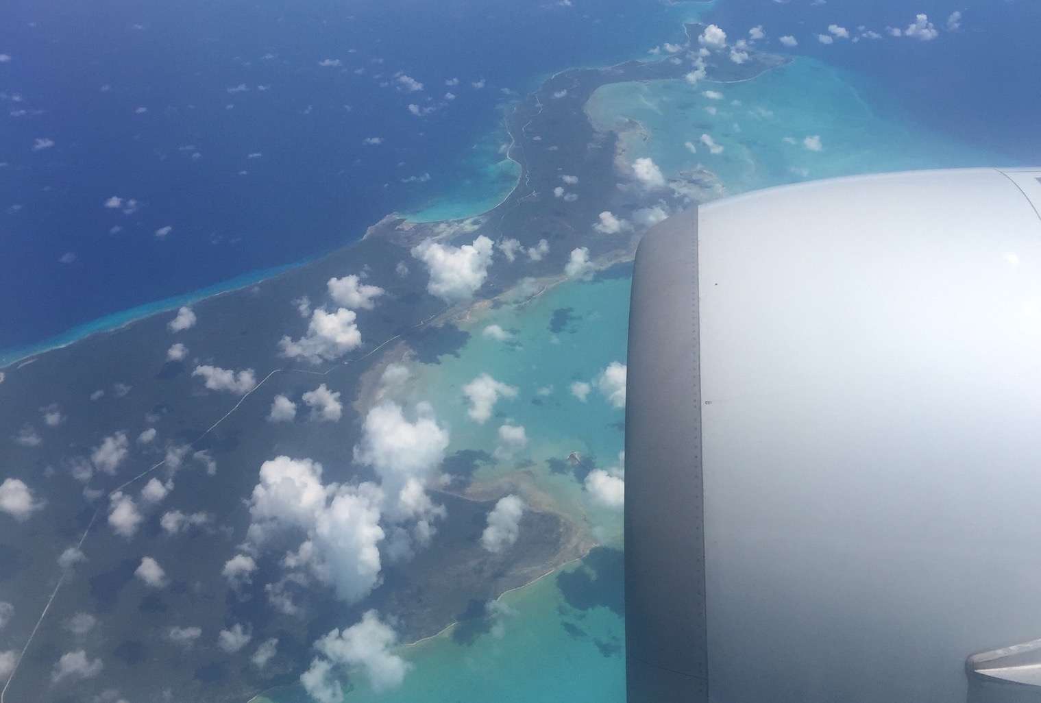 A2F Airplane view of Turks and Caicos