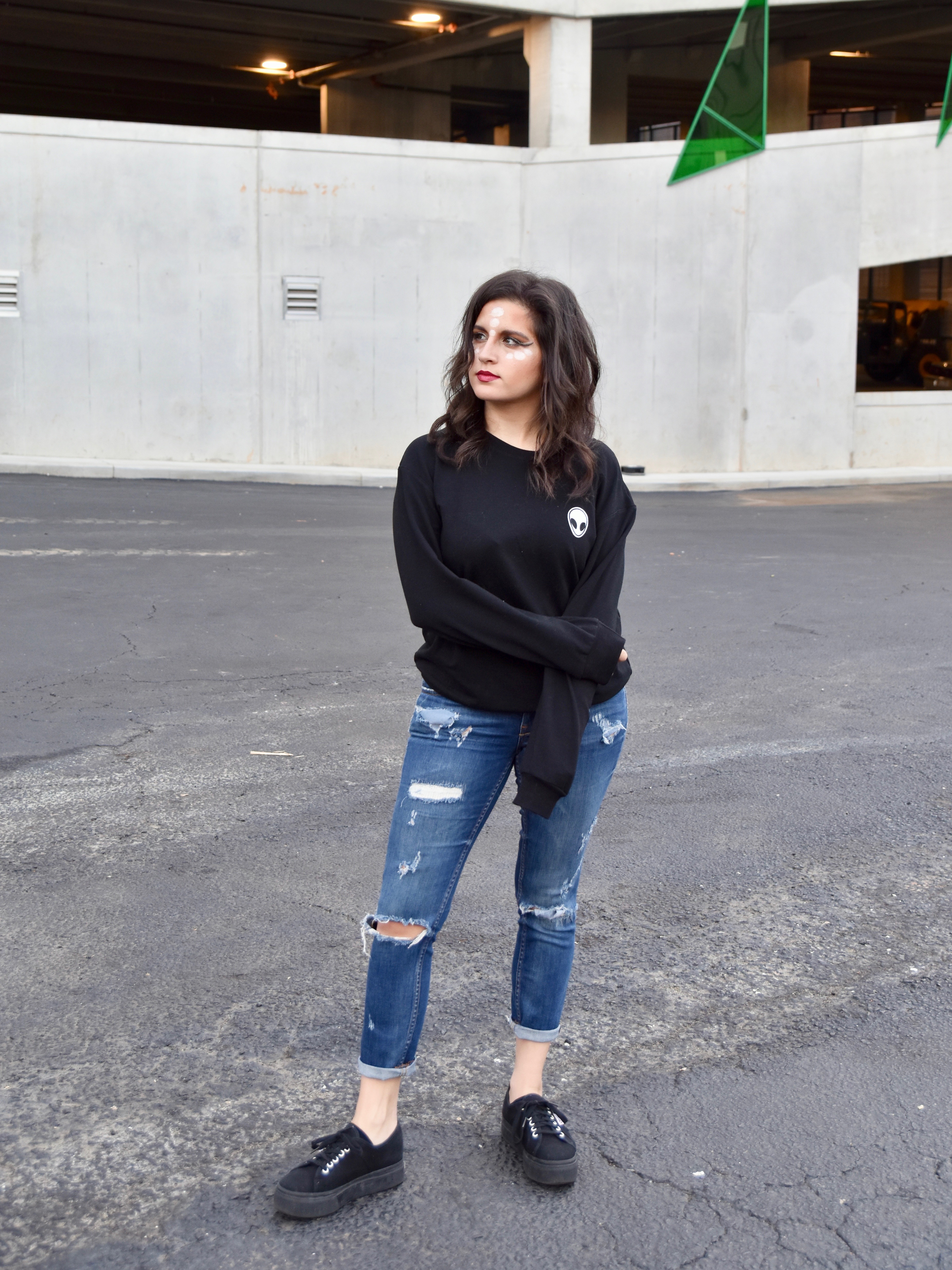 A2F SheIn Alien Sweatshirt 