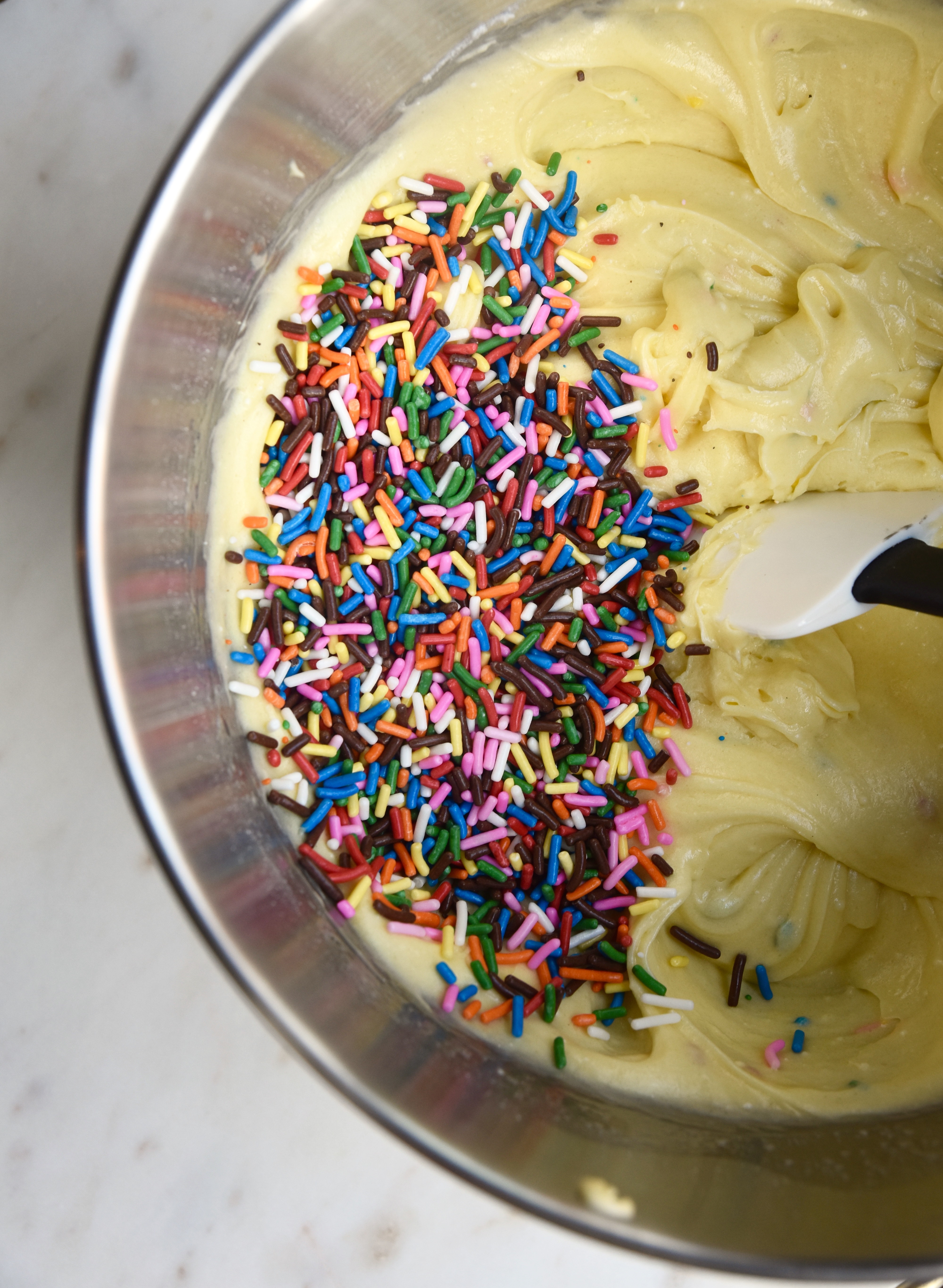 Donut Funfetti Cake batter