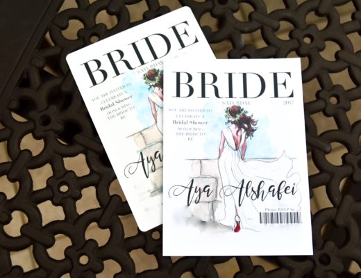 Aya's Bridal Shower invitations
