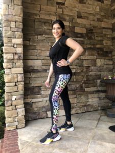 A2F Aya in Wolf & Whistle Multi Color Leopard Leggings