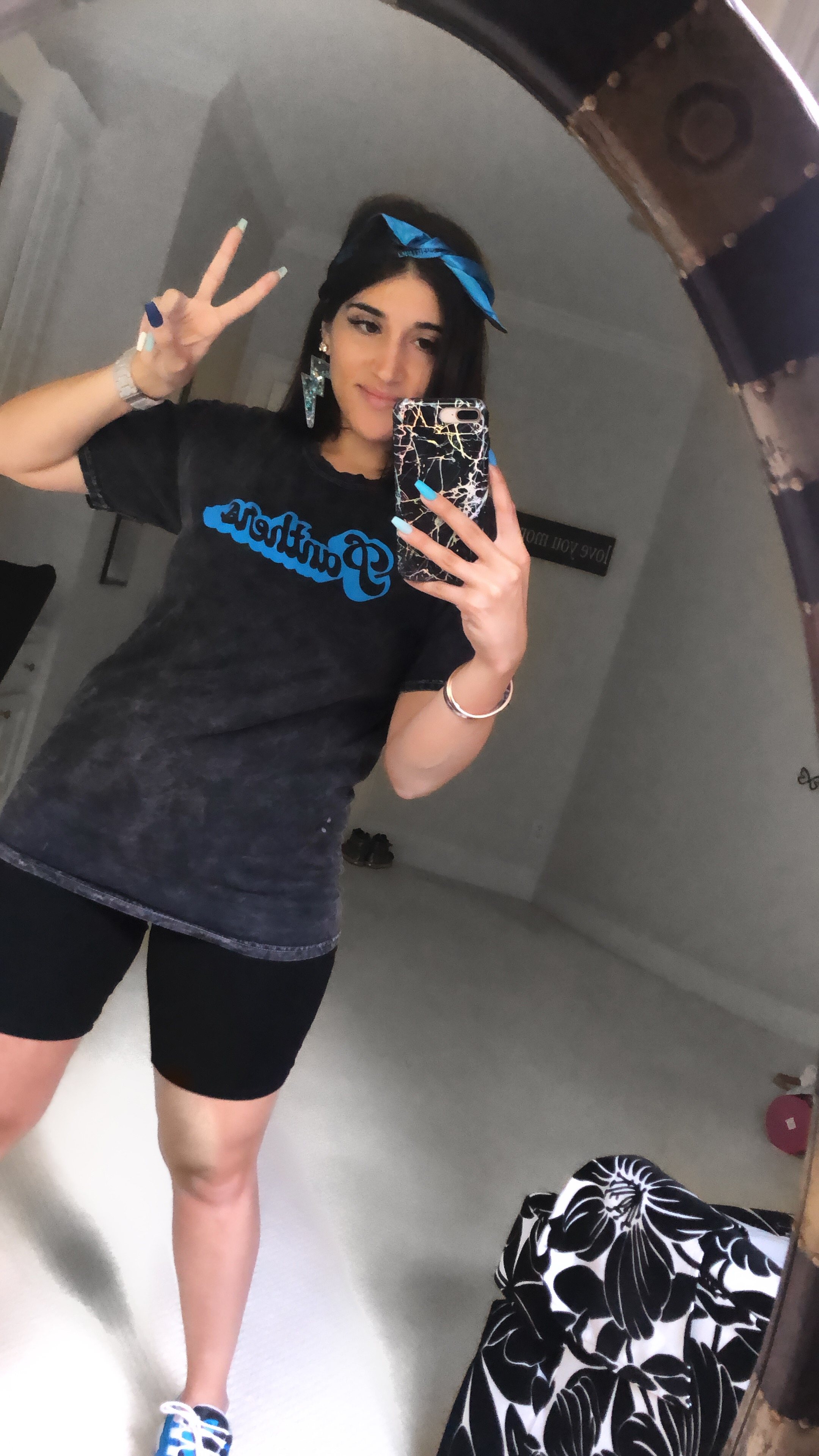 Carolina Panthers Acid Wash T-Shirt from CLT Boutique