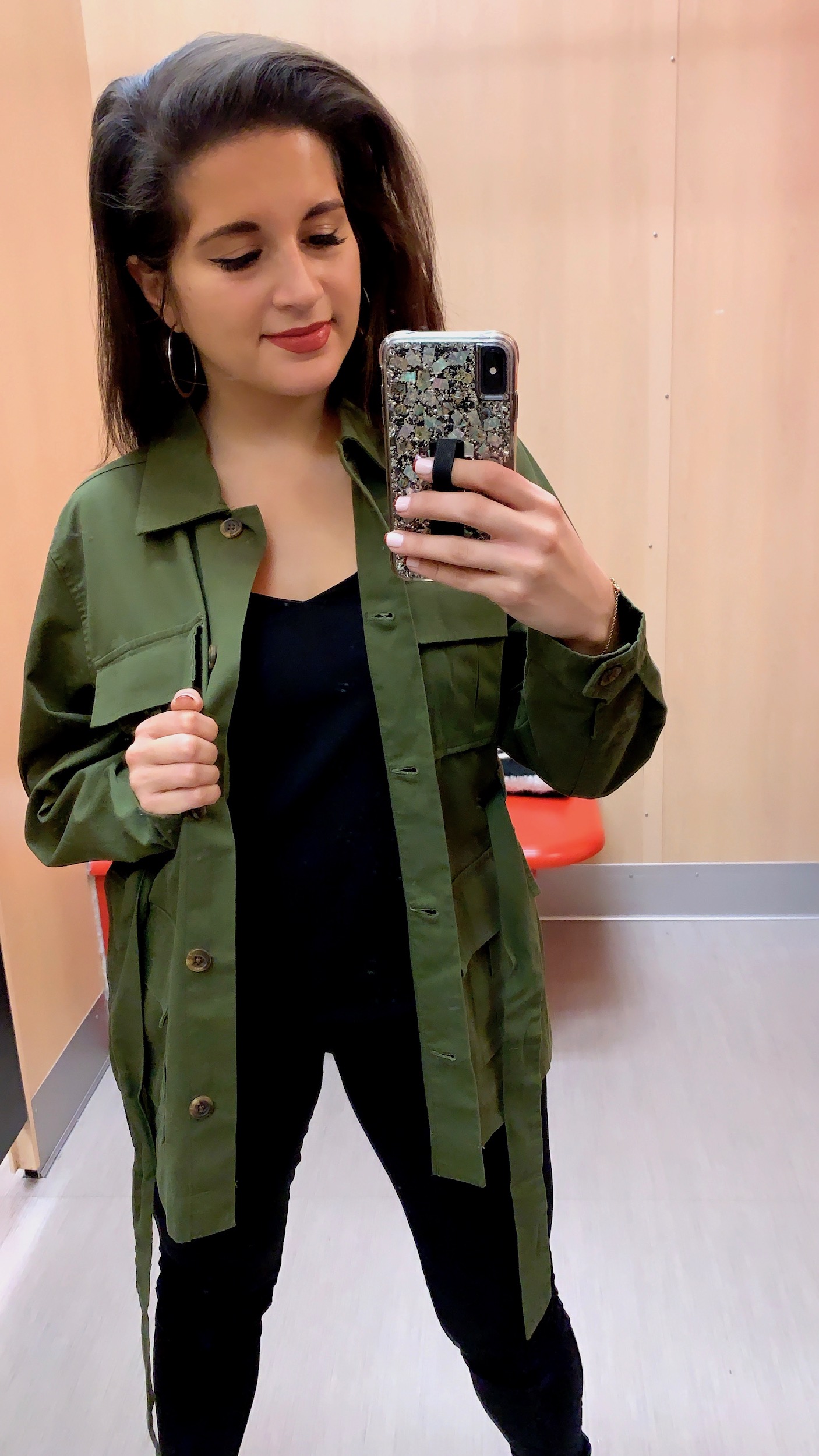 army green utility jacket