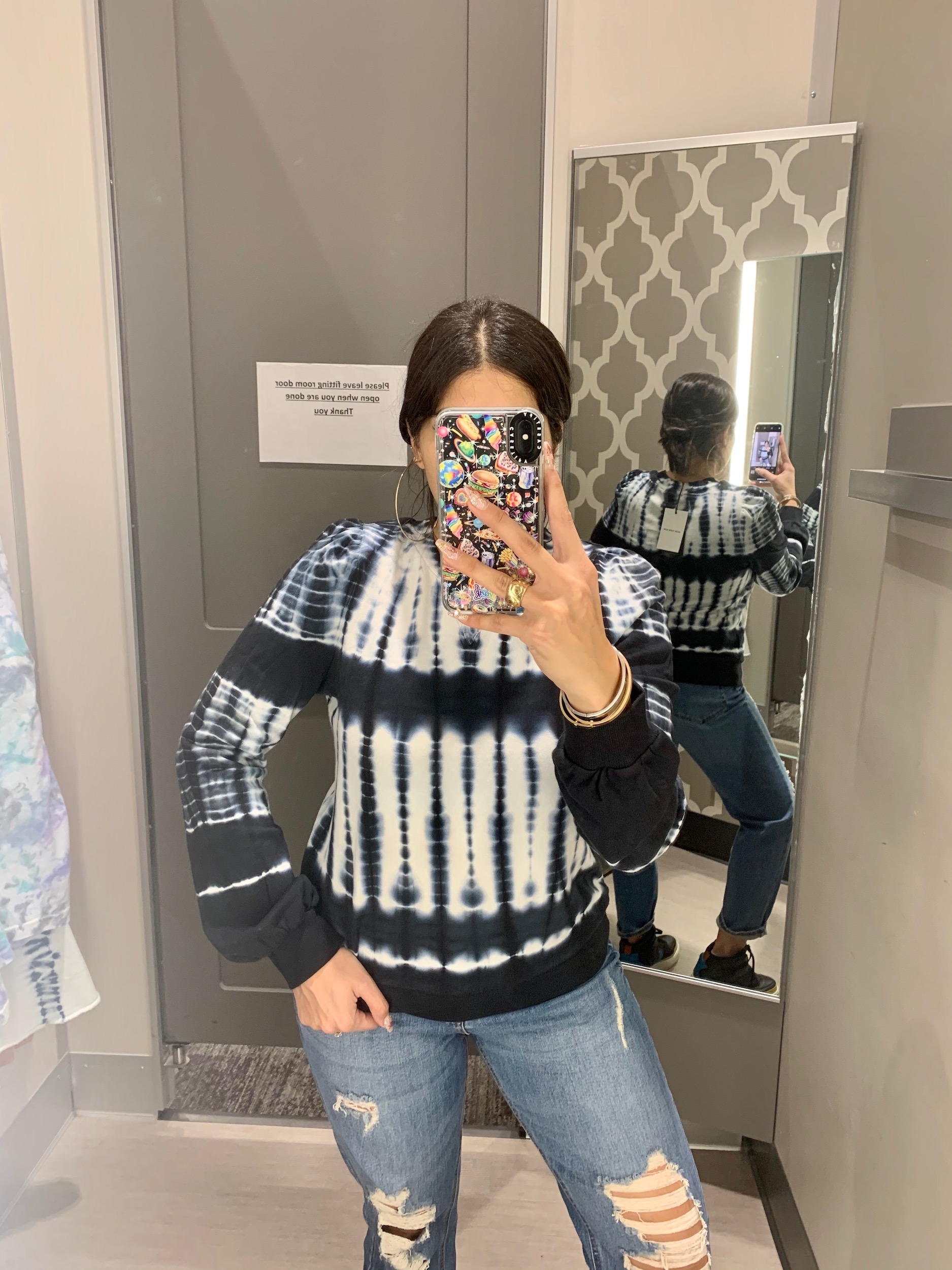 tie dye long sleeve