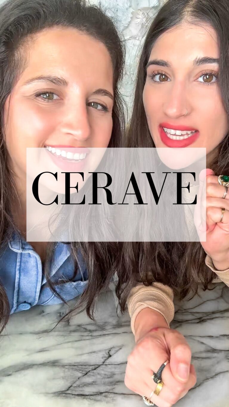 Dania and Aya with the word Cerave