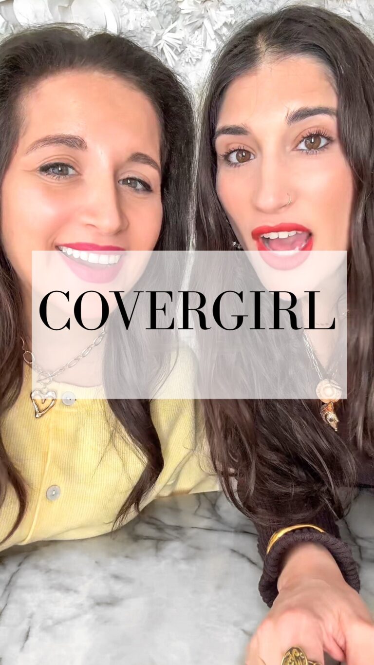 Dania and Aya with the word CoverGirl